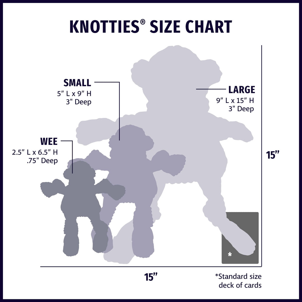 Reggie Raccoon Knottie® Plush Dog Toy