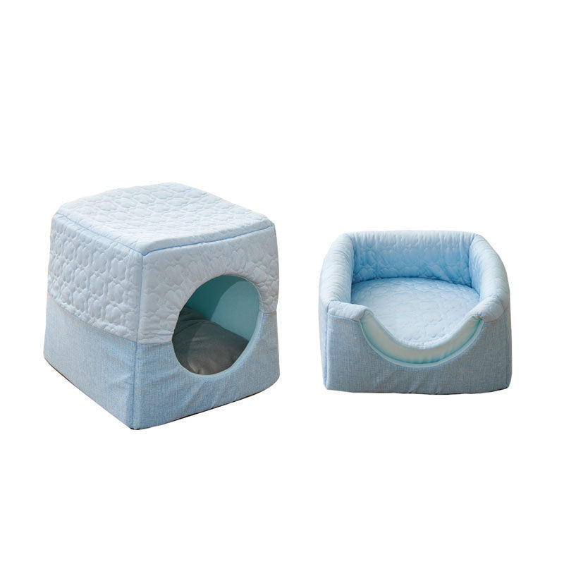 Warm in winter and cool in summer Multi-purpose cat house, small dog pet nest, semi-closed cat nest available in all seasons