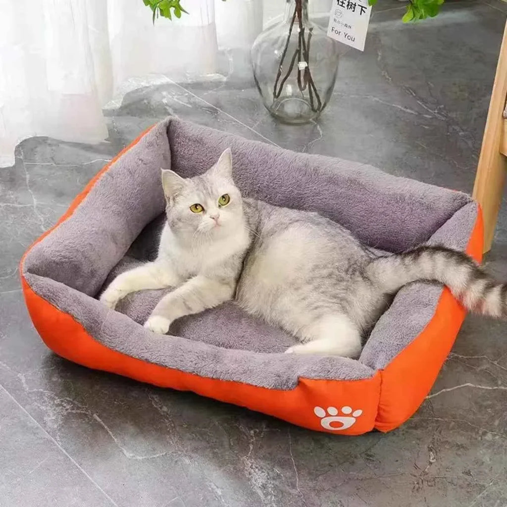 Color Square Winter Warm Pet Bed – Dog & Cat House