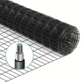 Vinyl-Coated Metal Welded Wire Fence with PVC Coating - Black