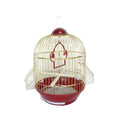 Dayang A303 Cylindrical Brass Bird Cage for Small Birds 23x35cm