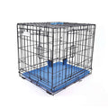 M-Pets Voyager 2-Door Dog Crate Secure Lock Large Blue 36in