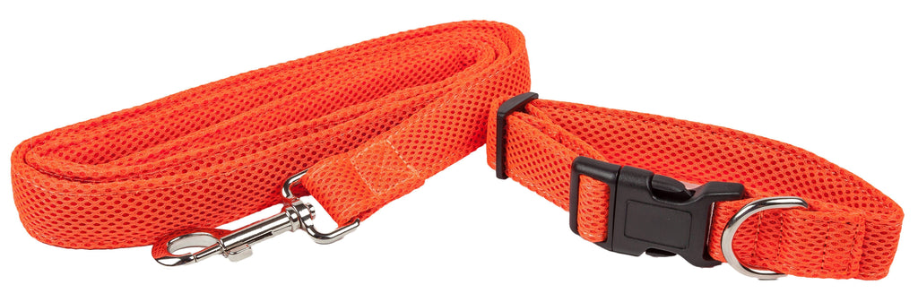 Pet Life ® 'Aero Mesh' 2-In-1 Breathable and Adjustable Dual-Sided Mesh Dog Leash and Collar