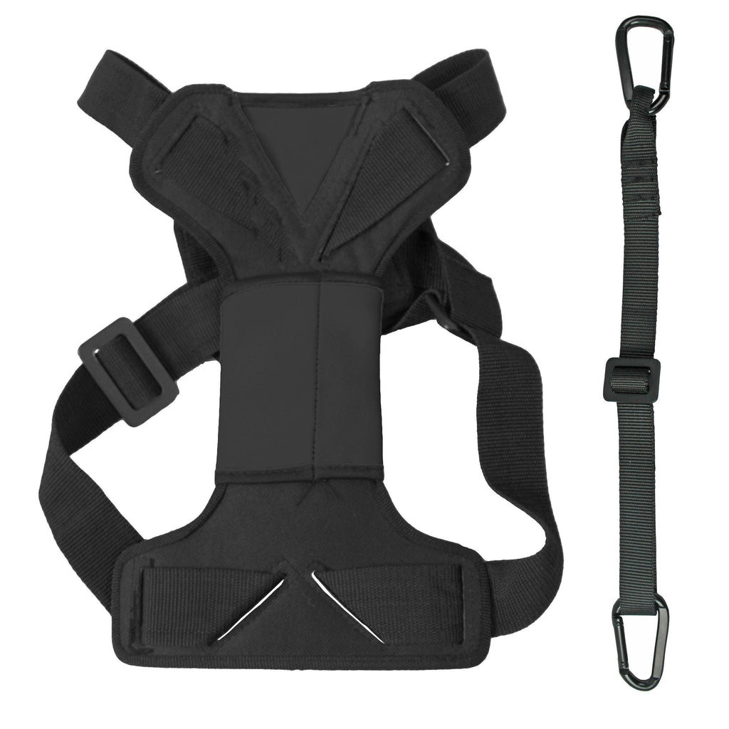 Pet Life ® 'Road-To-Safety' Pet Dog Carseat Harness Securer w/ Detachable Swivel Hook